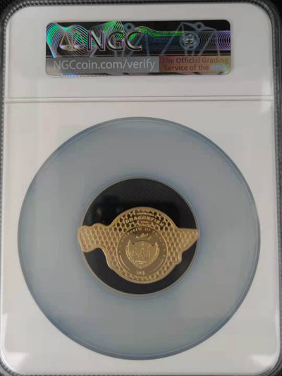 【随心拍&Getcoins】钱币拍卖第九十期～ 帕劳2019年金龙鱼2盎司银币 高浮雕珐琅镀金工艺