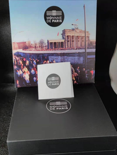 【随心拍&Getcoins】钱币拍卖第九十期～ 获奖法国2019年柏林墙推倒30周年异形精制纪念银币