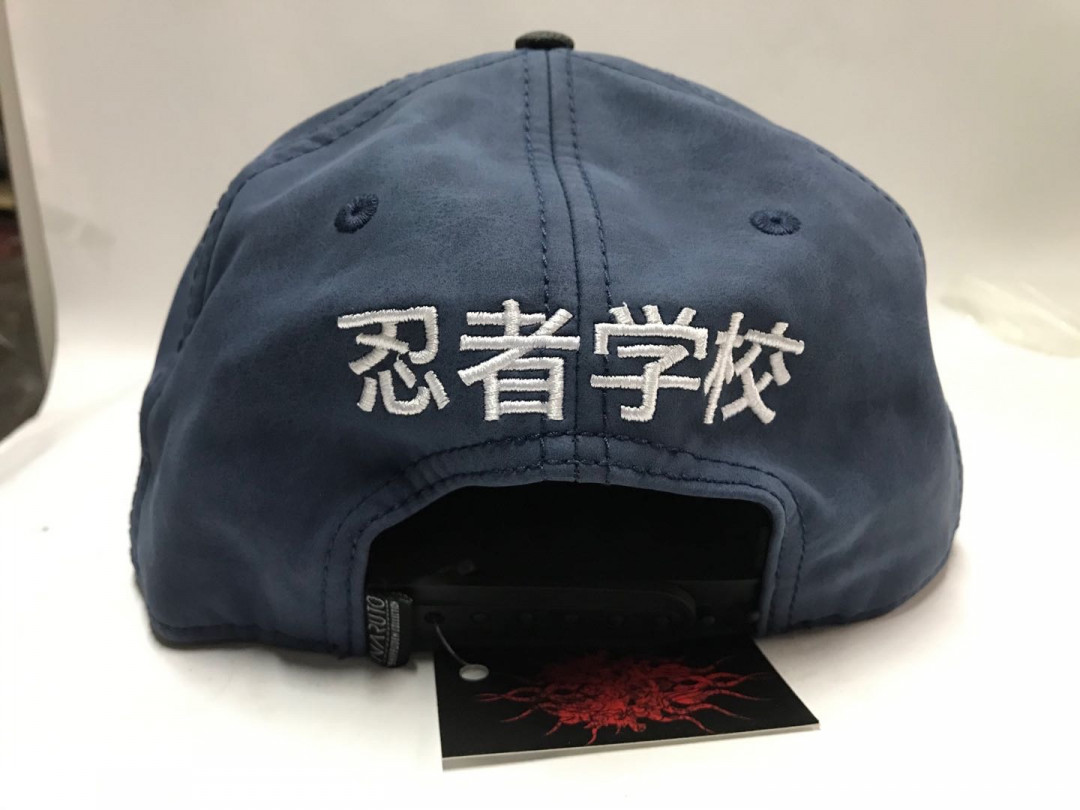 零元拍：日本著名漫画家：岸本齐史老师亲笔签名《火影忍者之忍者学校》刺绣主题平沿帽