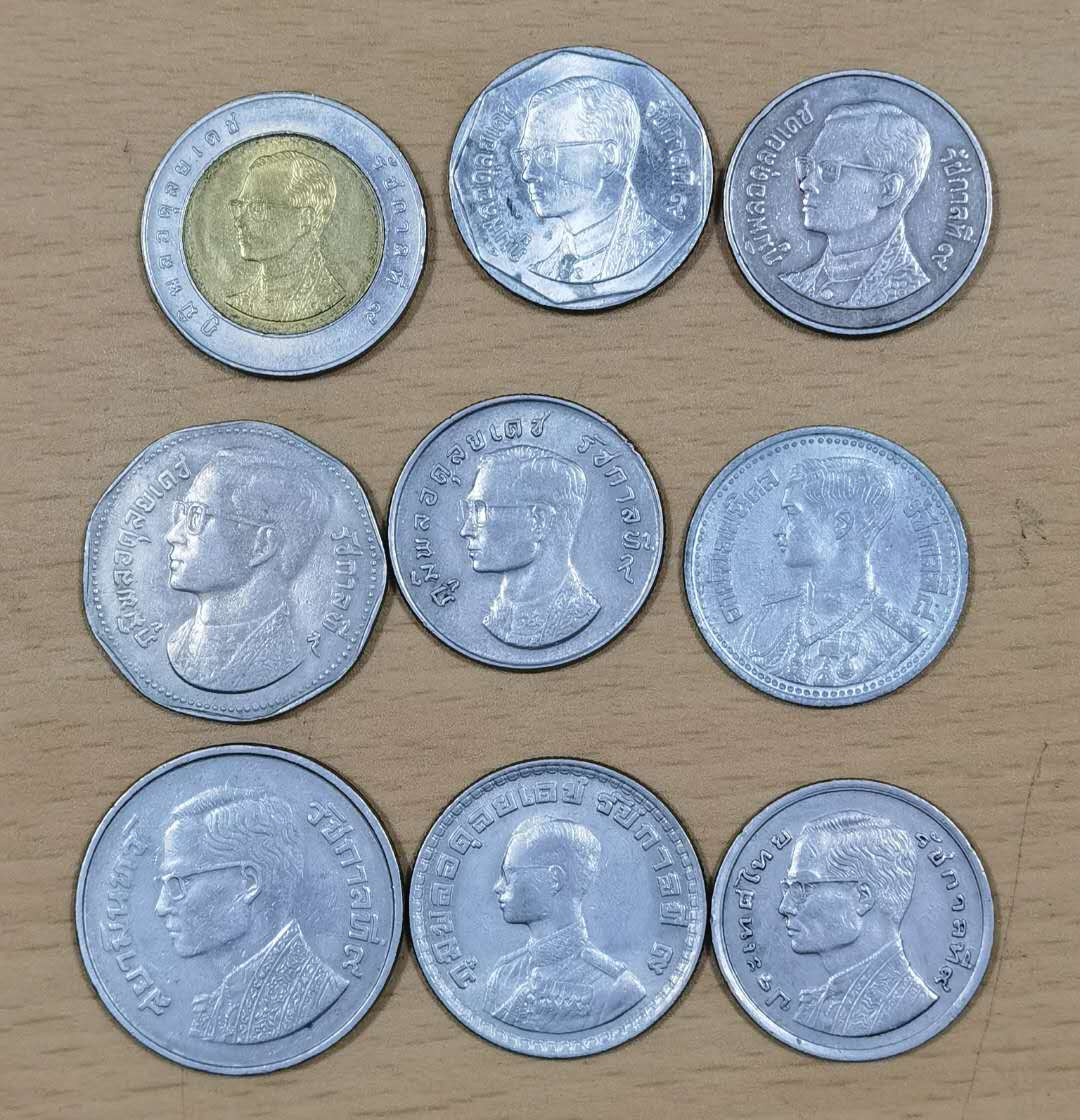马甸外币专卖微拍第五十三期，外国非贵金属纪念币流通币专场，陆续上新欢迎关注 泰国九枚不重样
