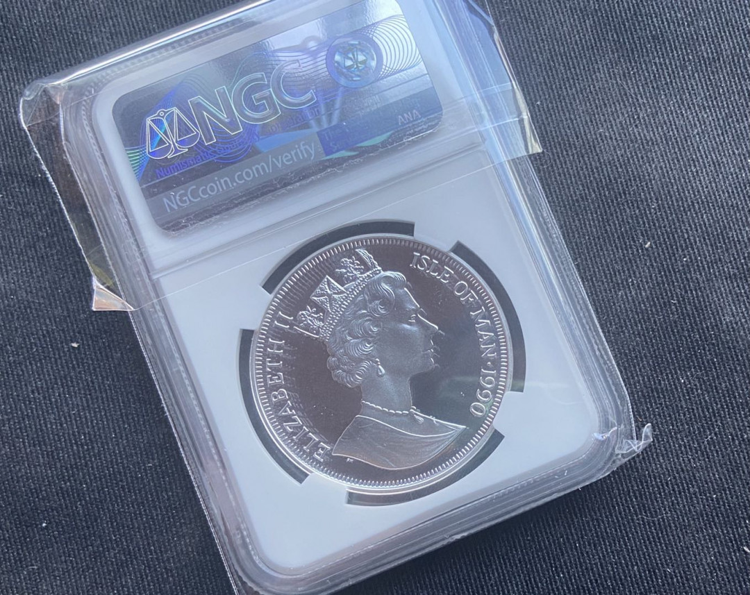 【币观天下】第149场钱币拍卖 【马恩岛】纽约胡同猫银币【猫系列】