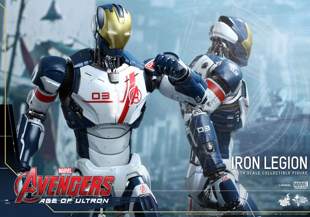 L零元拍：Hottoys 1/6 MMS299《复联2》- 钢铁军团 / Iron Legion