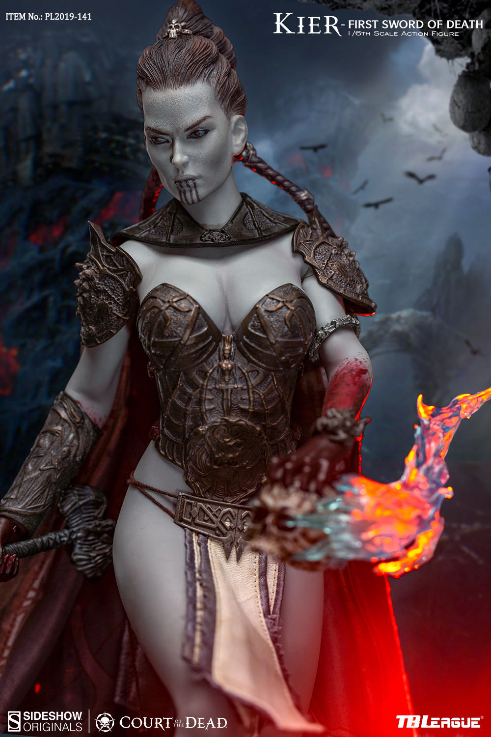 L零元拍：TBLeague x Sideshow：1/6 死亡法庭-女武神 科尔/Kier 可动人偶 