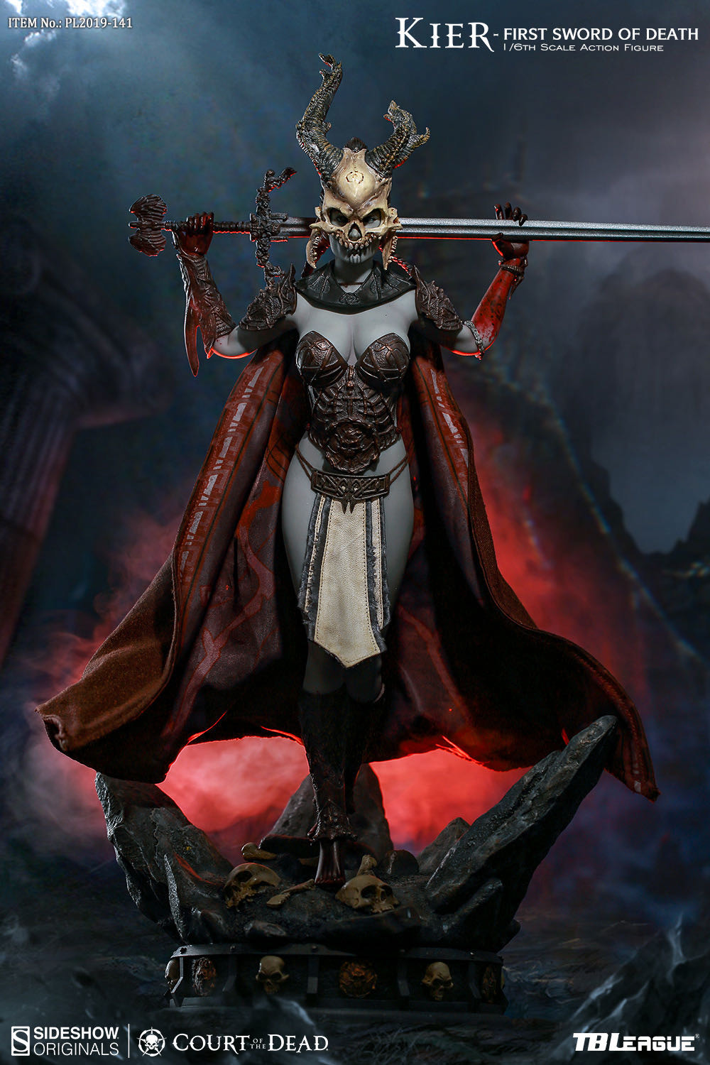L零元拍：TBLeague x Sideshow：1/6 死亡法庭-女武神 科尔/Kier 可动人偶 