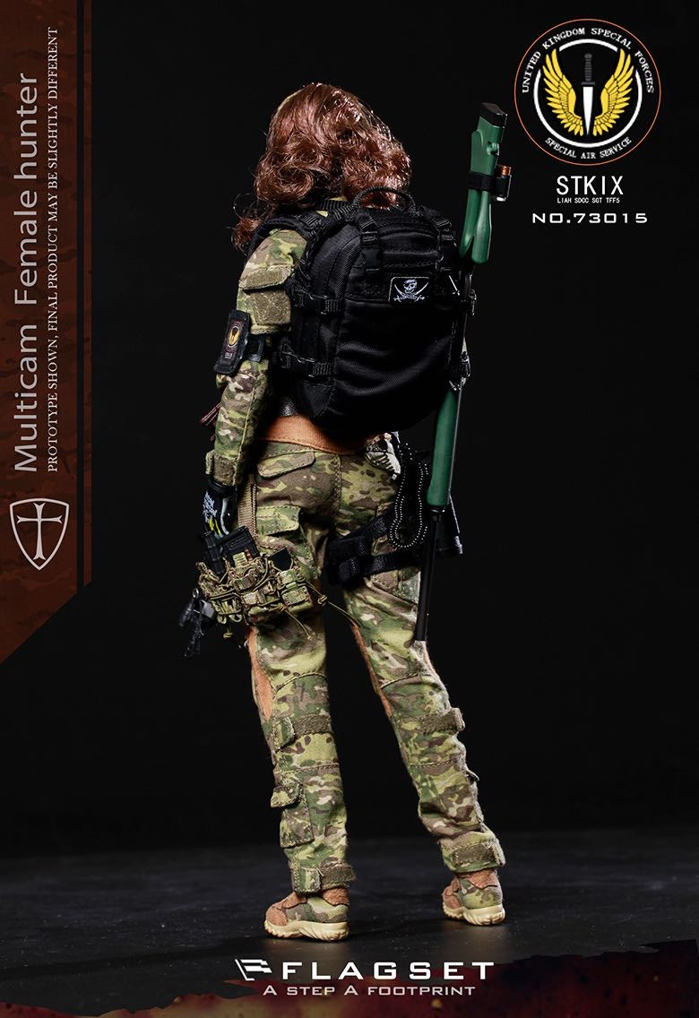 零元拍：FLAGSET ：1/6 战争天使 MC迷彩 - 安琪拉 Angela（FS-73015）