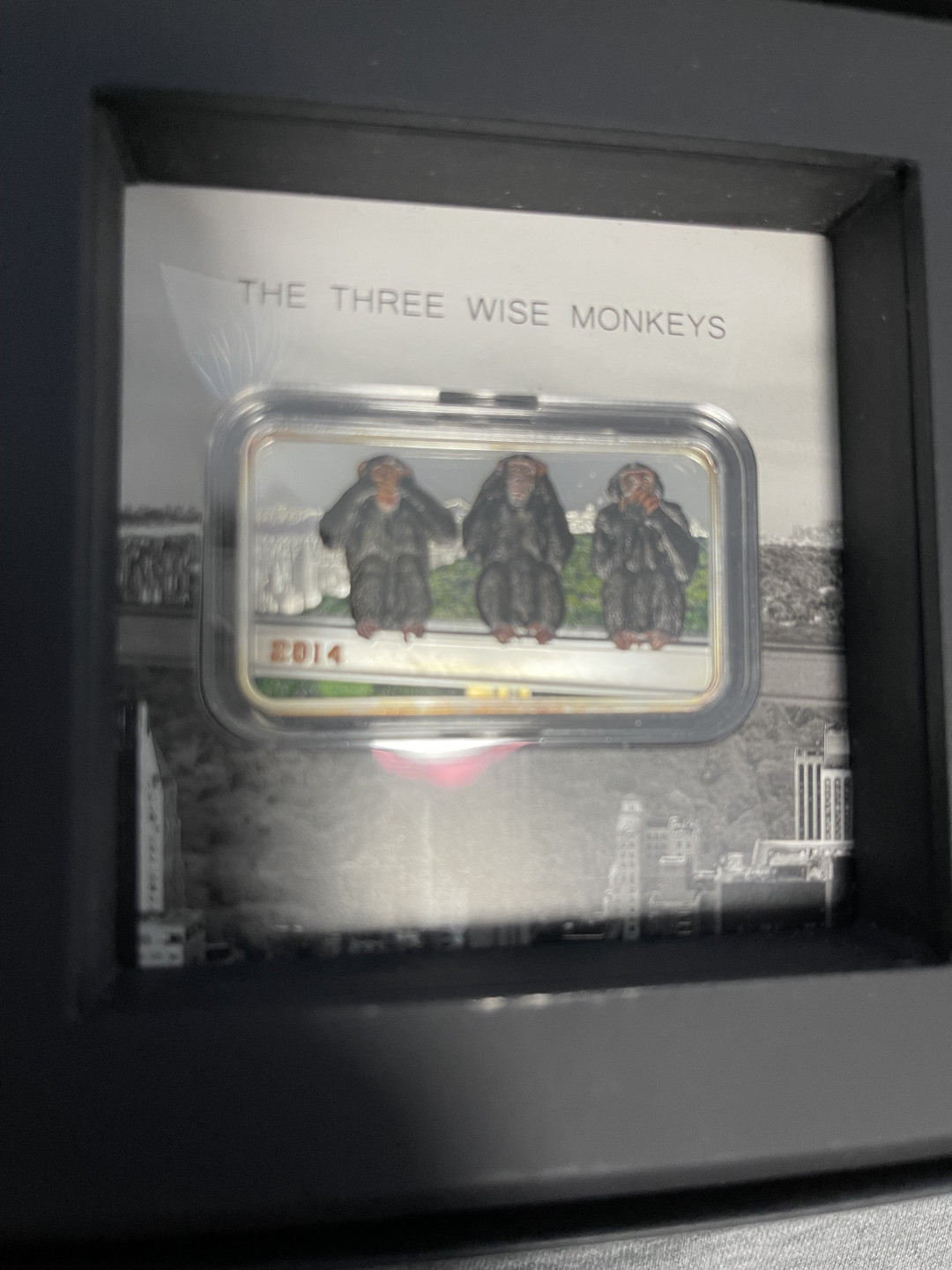 CSIS-GREAT评级精品钱币拍卖第九十三期 坦桑尼亚 三猴银币 带盒证