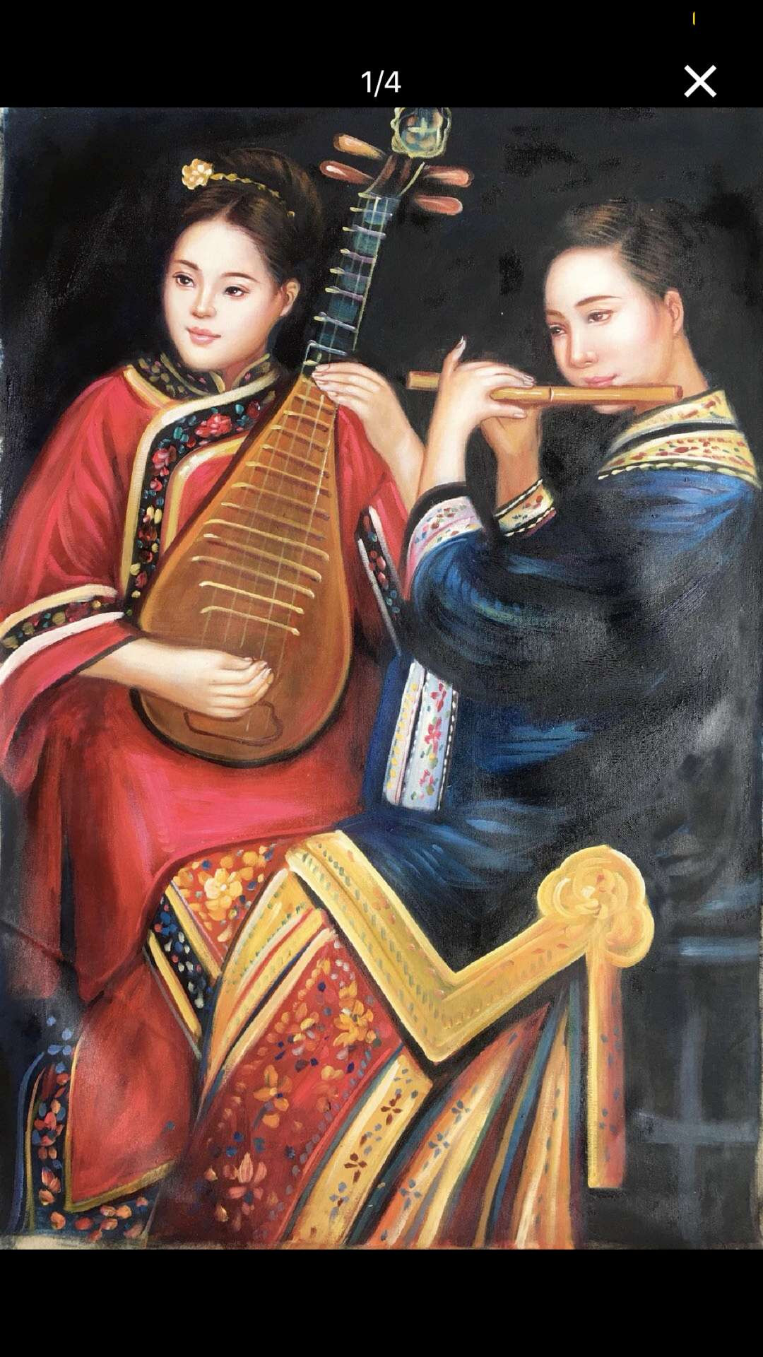 【鲸贝乐淘】千字文·第“省躬讥诫，宠增抗极”号拍卖·两拍包邮 油画名家陈一茗作品真迹，牧民，90*60