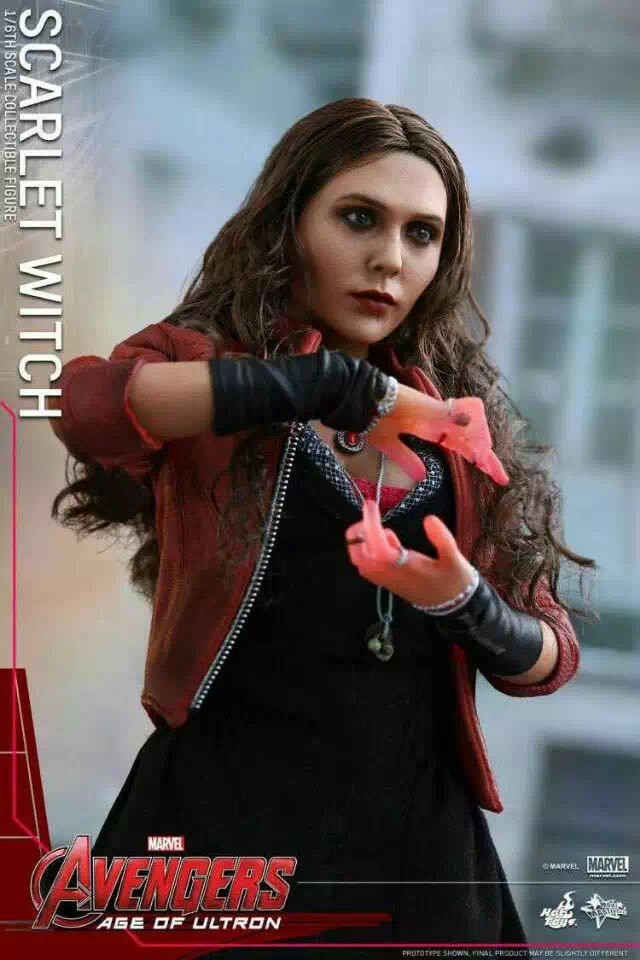 零元拍： Hottoys 1/6 MMS301《复仇者联盟2-奥创纪元》- 绯红女巫