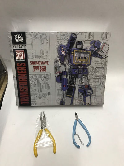 零元拍：艺模出品 3D不锈钢拼装变形金刚 声波 全新未拆，送工具两把 - 零元拍：艺模出品 3D不锈钢拼装变形金刚 声波 全新未拆，送工具两把