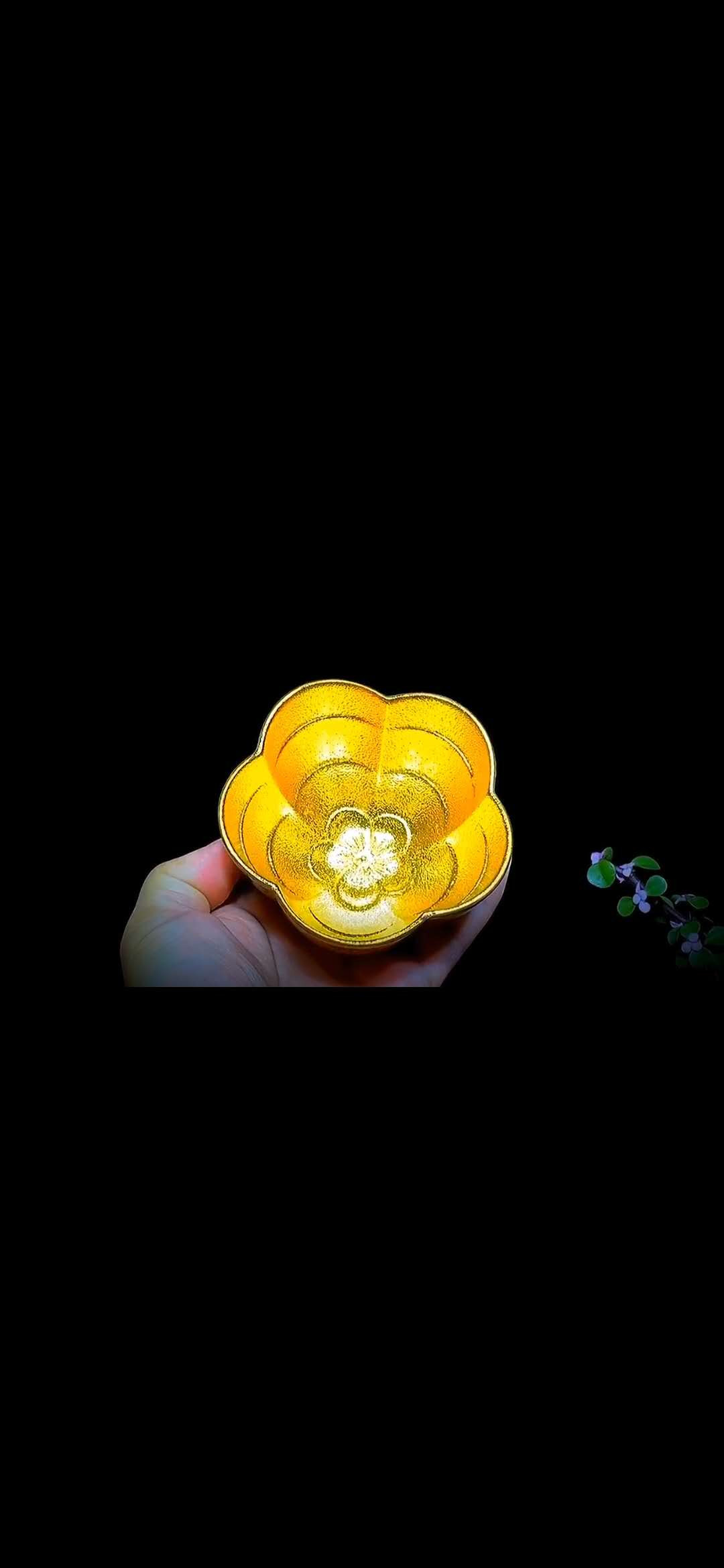 端午节活动福利价高端建盏茶器 中级工艺师江月（女娲晶石）24K金打造多种器型