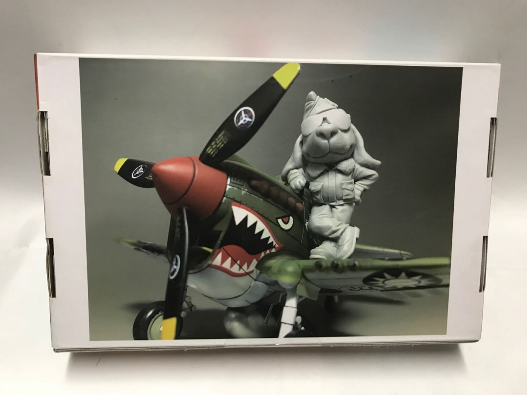零元拍：T-MODEL Q版 P40战机及飞虎队飞行员模型