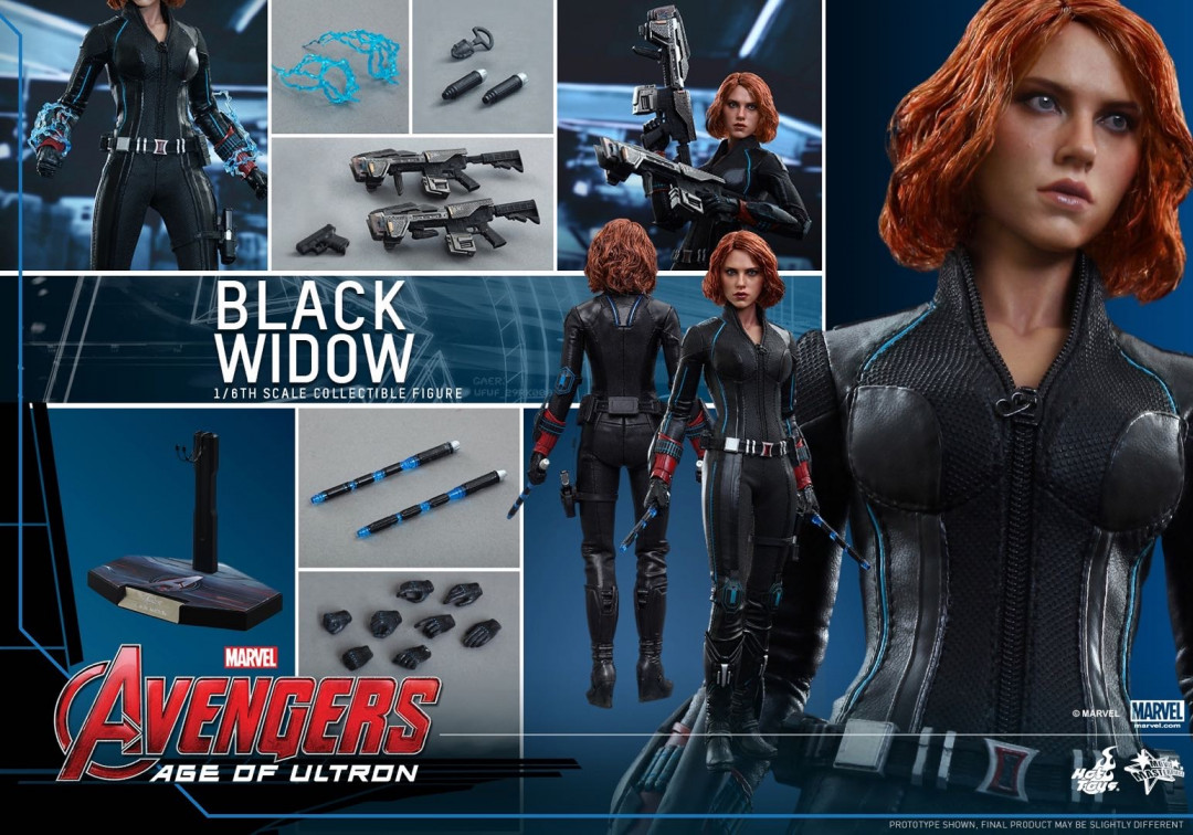 零元拍：Hottoys：1/6 MMS288《复联2-奥创纪元》-黑寡妇 / Black Widow 4.0全新未拆。