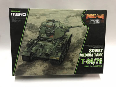 零元拍：MENG出品 免胶拼装T34坦克模型 - 零元拍：MENG出品 免胶拼装T34坦克模型