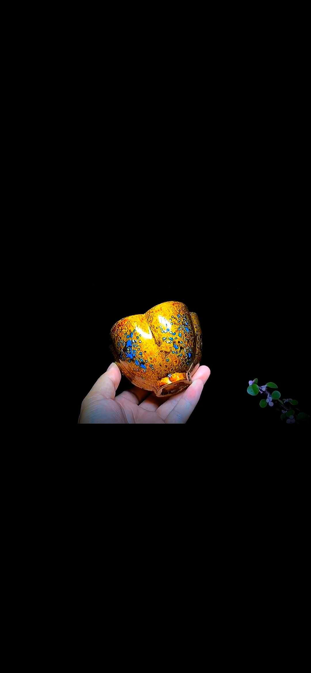 端午节活动福利价高端建盏茶器 中级工艺师江月（女娲晶石）24K金打造多种器型