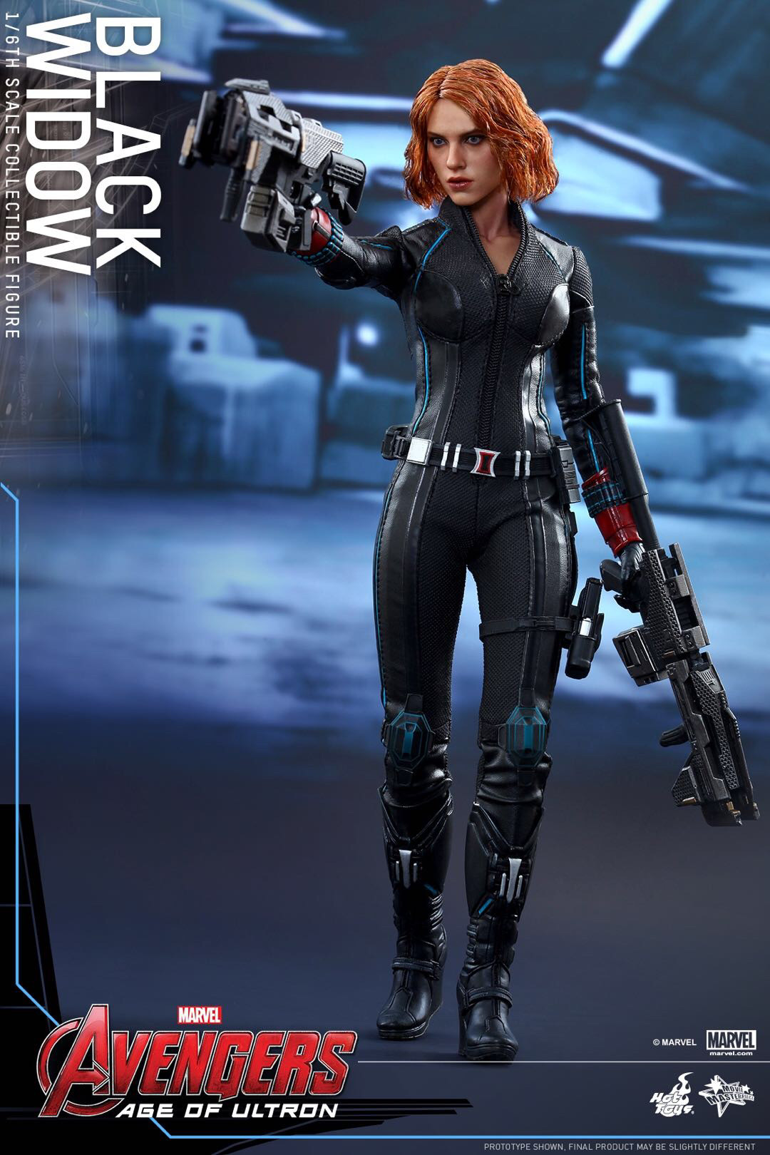 零元拍：Hottoys：1/6 MMS288《复联2-奥创纪元》-黑寡妇 / Black Widow 4.0全新未拆。
