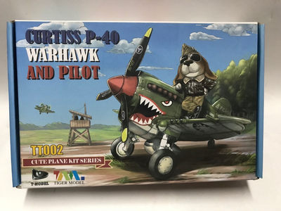 零元拍：T-MODEL Q版 P40战机及飞虎队飞行员模型 - 零元拍：T-MODEL Q版 P40战机及飞虎队飞行员模型