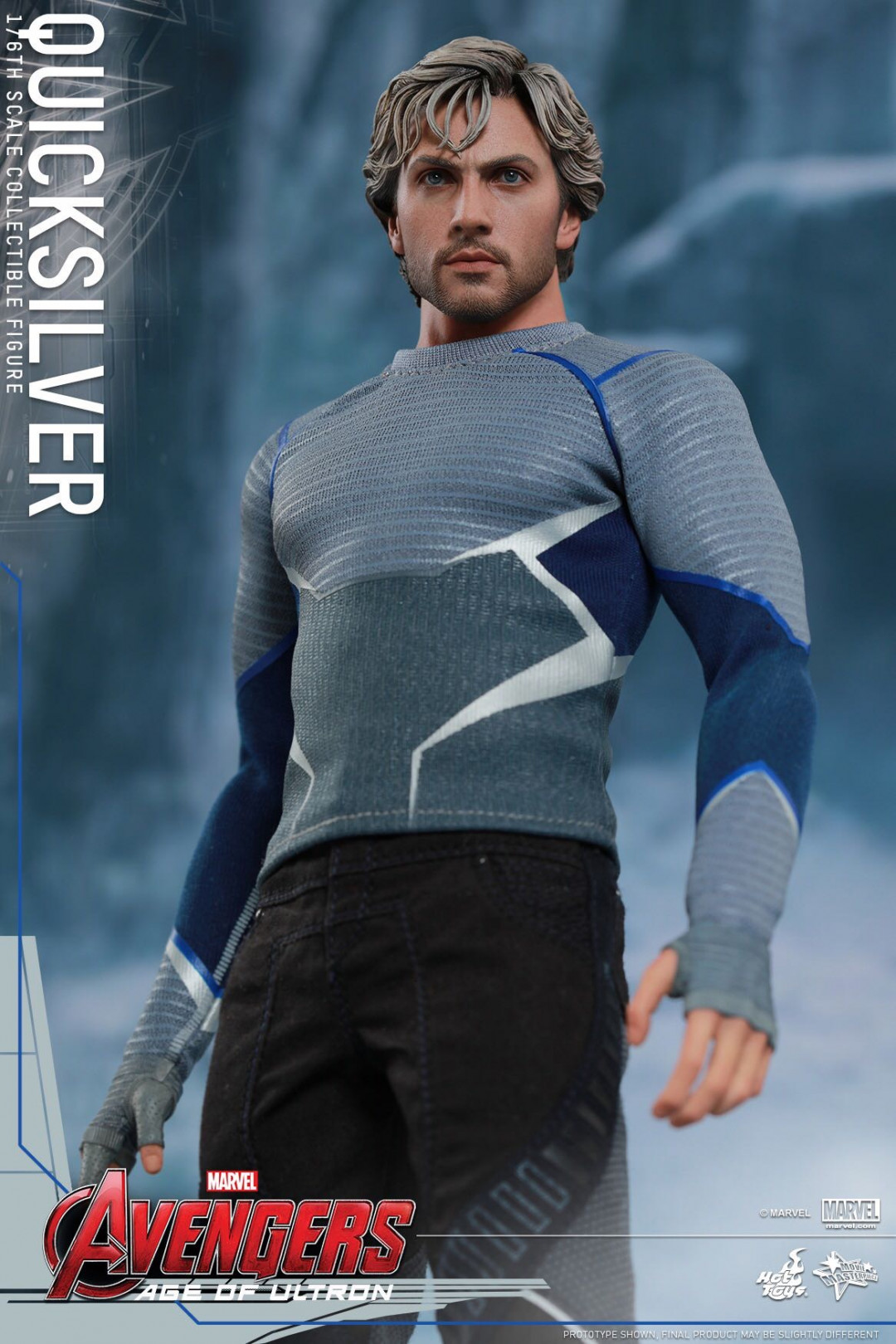 零元拍：Hottoys 1/6 MMS302《复仇者联盟2-奥创纪元》- 快银/Quicksilver