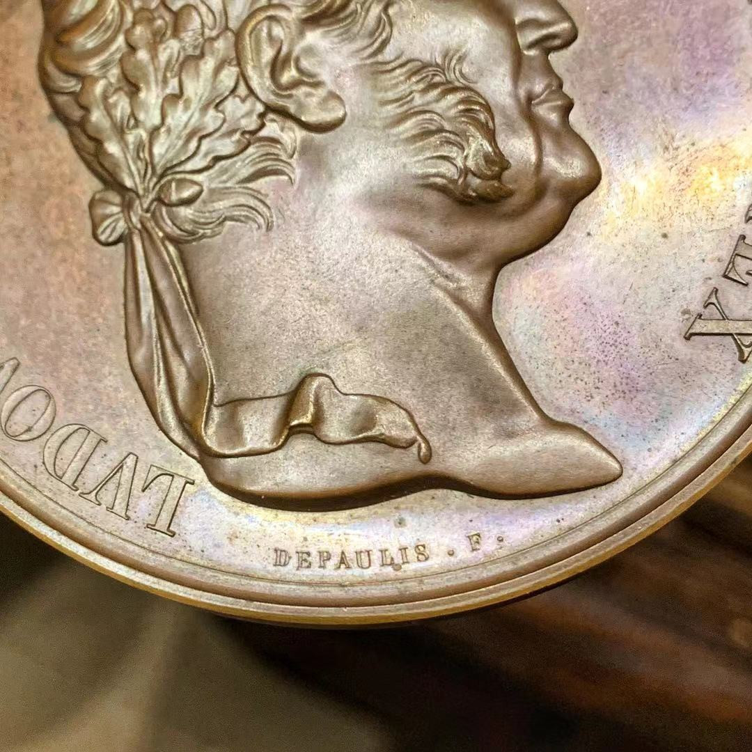 喜迎🐂年艺术麦朵尔第十四场拍卖 19世纪古董麦朵尔：法国国王路易·菲利普一世加冕纪念