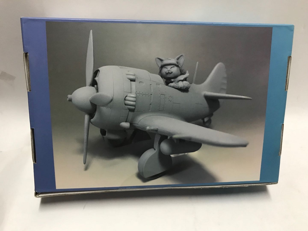 零元拍：T-MODEL Q版 日本中岛KI84战机及飞行员模型
