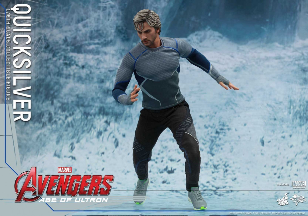 零元拍：Hottoys 1/6 MMS302《复仇者联盟2-奥创纪元》- 快银/Quicksilver