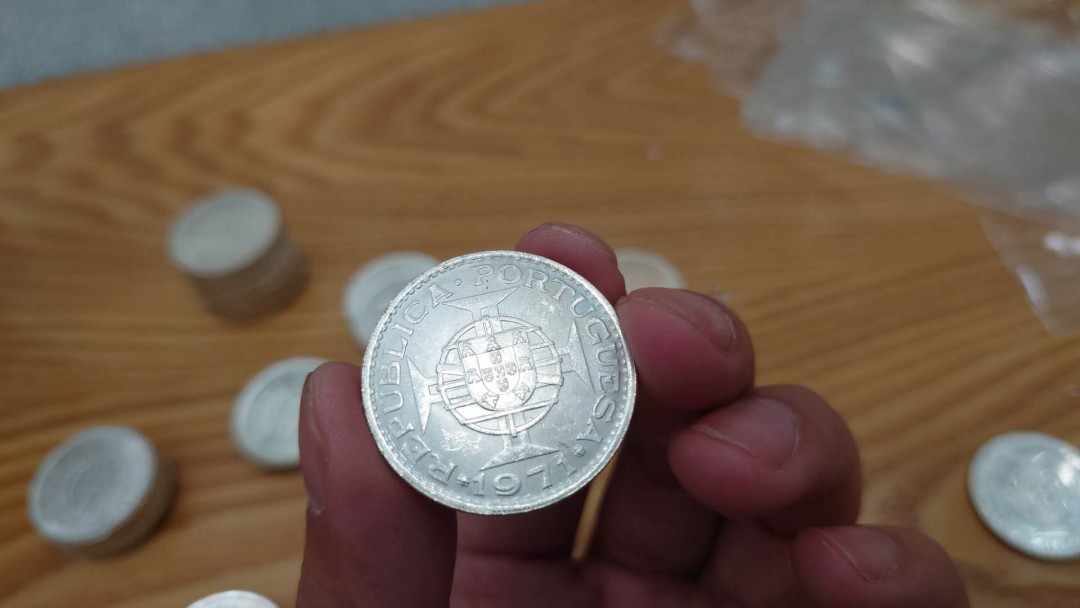 今晚八点【囧羊收藏】精选微拍第28期暨2021年第十九期 世界钱币精选 1971年澳门5元银币 全新