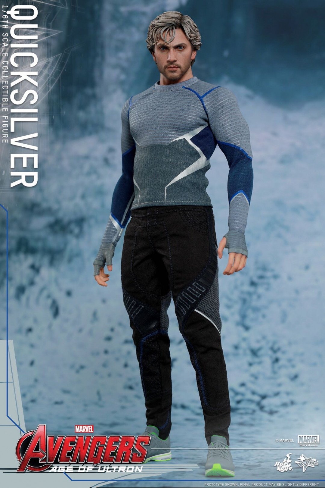 零元拍：Hottoys 1/6 MMS302《复仇者联盟2-奥创纪元》- 快银/Quicksilver