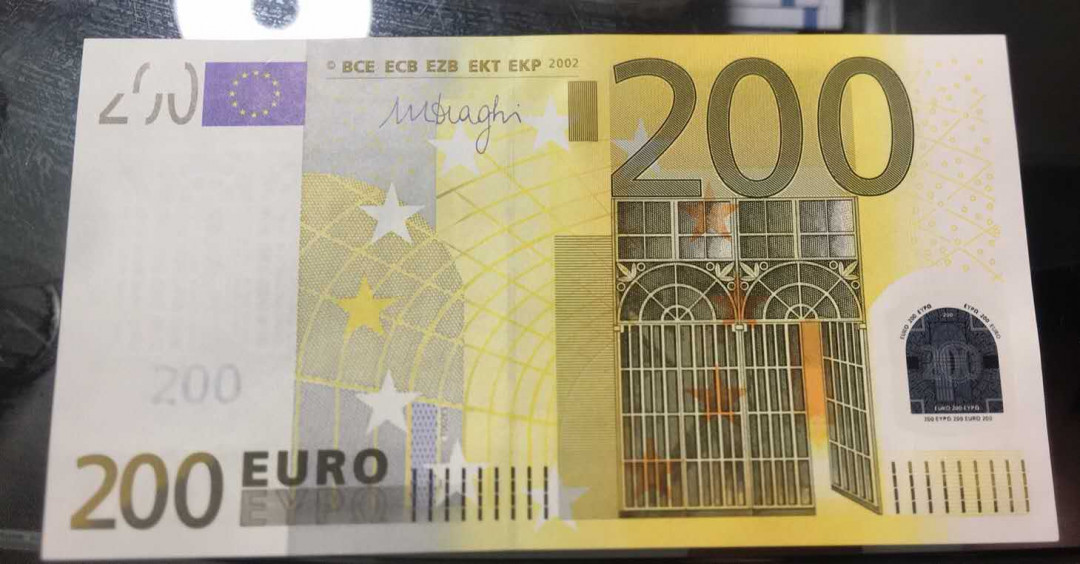 今晚八点【囧羊收藏】精选微拍第28期暨2021年第十九期 世界钱币精选 2002年比利时版200欧元 三签 全新刀拆绝品 狮子号7777罕见