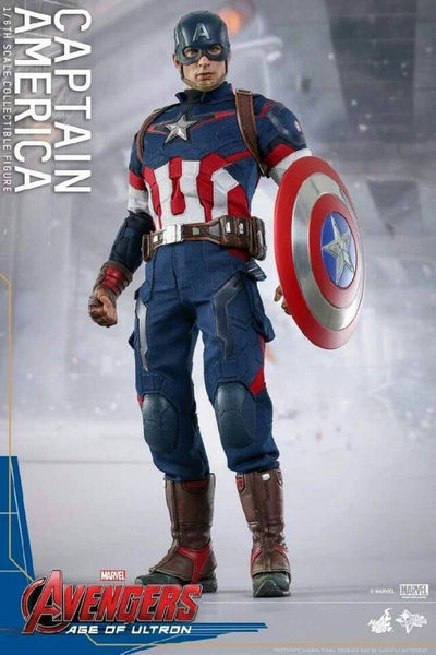 零元拍：Hottoys1/6MMS281复仇者联盟2奥创纪元 美国队长双头配置  全新未拆。 - 零元拍：Hottoys1/6MMS281复仇者联盟2奥创纪元 美国队长双头配置  全新未拆。