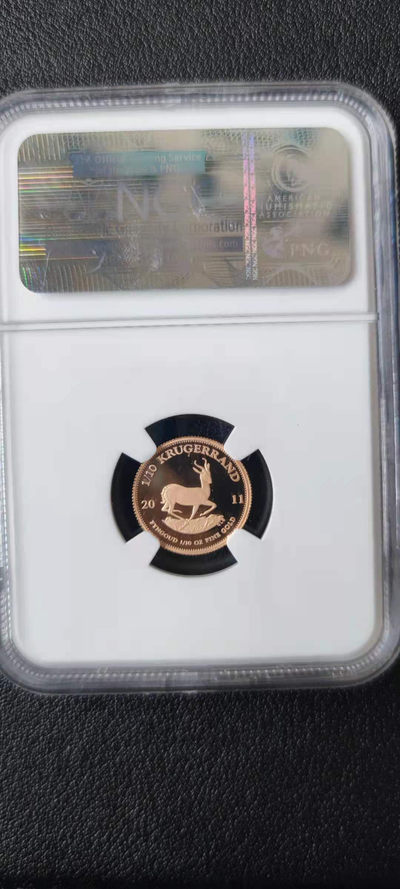 【随心拍&Getcoins】金币专场 拍卖第九十二期   南非2011年克鲁格金币1/10盎司