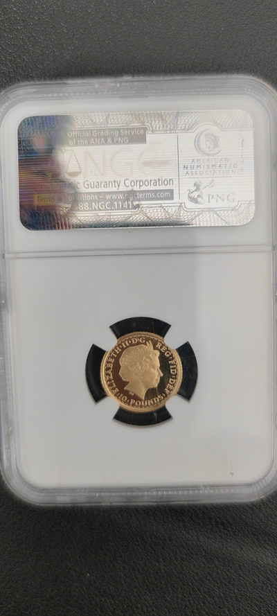 【随心拍&Getcoins】金币专场 拍卖第九十二期   英国2010年不列颠女神金币