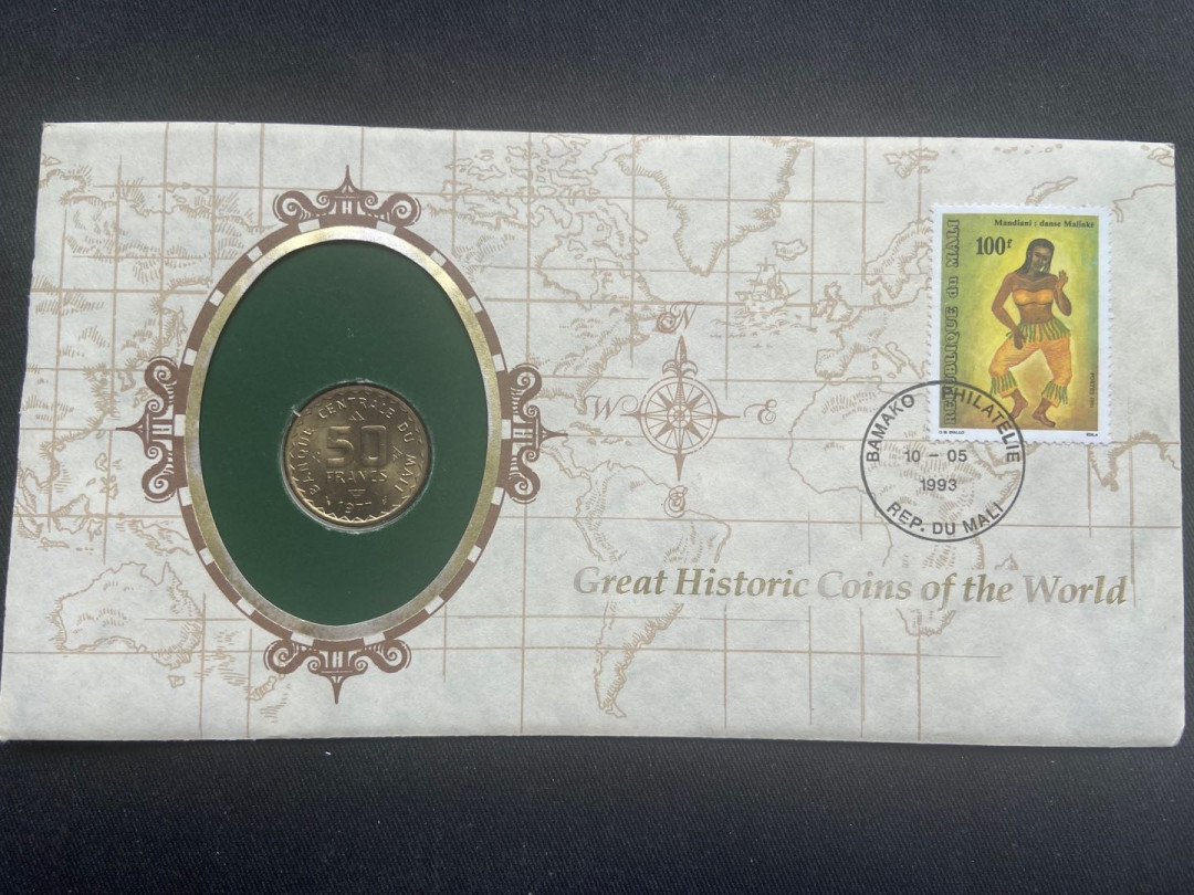 【币观天下】第150期钱币拍卖 马里邮币封一册