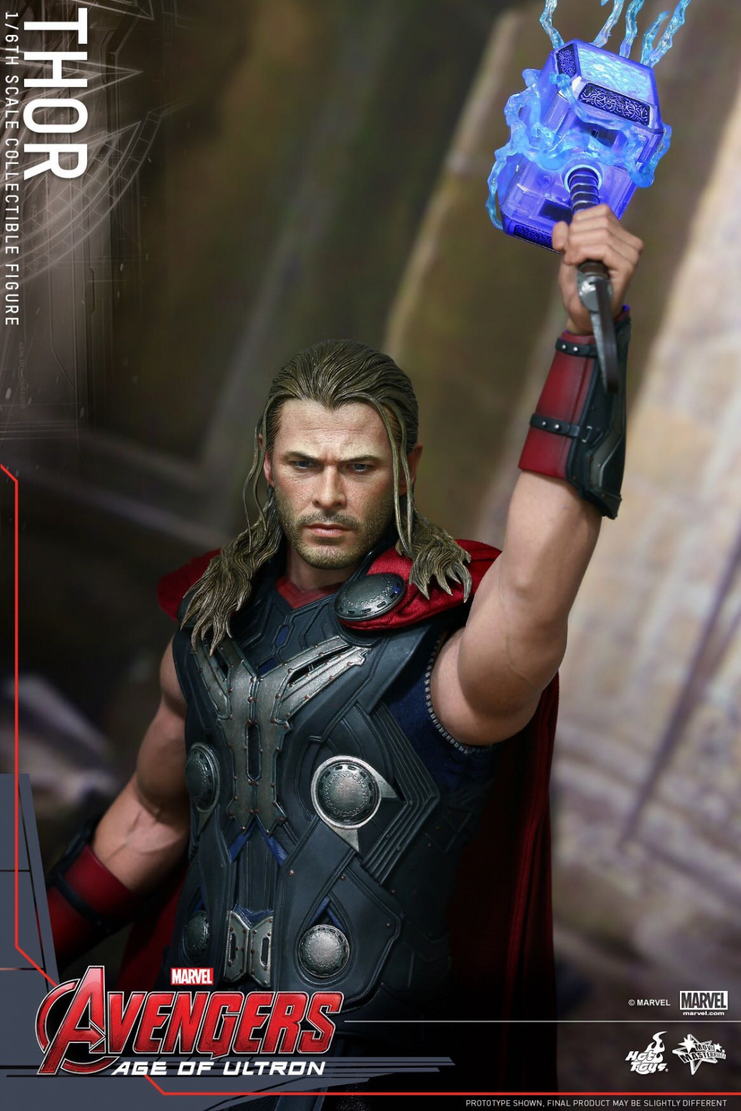 零元拍：Hottoys ：1/6 MMS306《复仇联盟2-奥创纪元》-雷神THOR 4.0