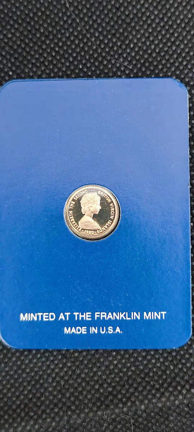 【随心拍&Getcoins】金币专场 拍卖第九十二期   英属维尔京1980年25元金币潜水中的鱼鸥