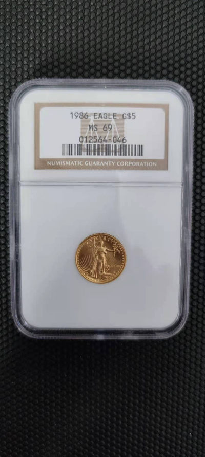 【随心拍&Getcoins】金币专场 拍卖第九十二期   美国1986年自由女神金币（首年版）