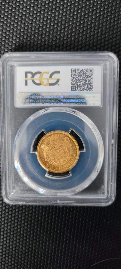 【随心拍&Getcoins】金币专场 拍卖第九十二期   丹麦1914年20克朗金币
