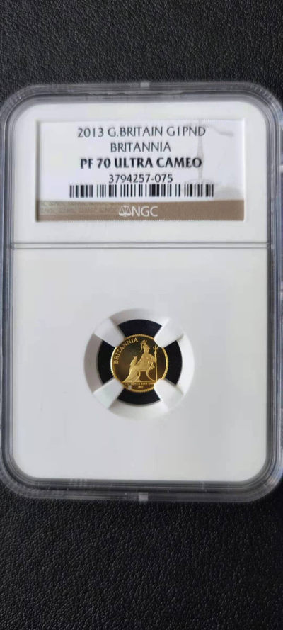 【随心拍&Getcoins】金币专场 拍卖第九十二期   英国2013年不列颠女神金币女神和猫头鹰