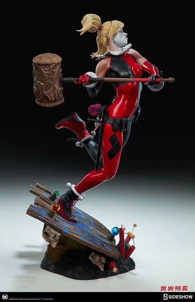 零元拍：Sideshow ：20寸 小丑女 Harley Quinn/哈莉.奎茵 雕像（300474）