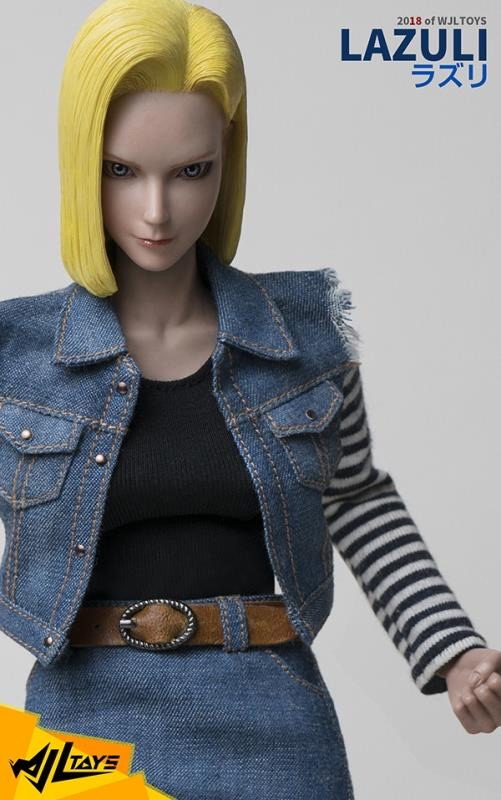 零元拍：Wjltoys：1/6 龙珠 女改 LAZULI 可动人偶，全新未拆
