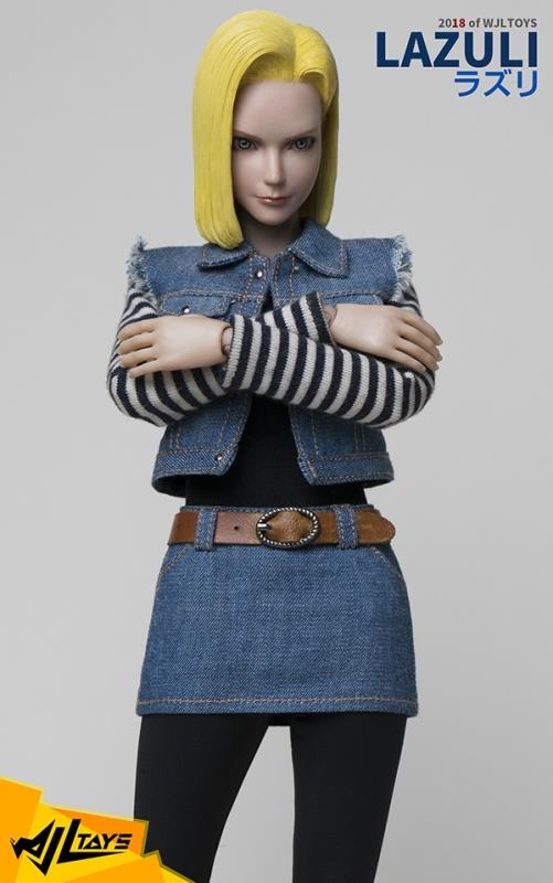 零元拍：Wjltoys：1/6 龙珠 女改 LAZULI 可动人偶，全新未拆