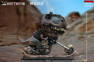 零元拍：BDTOYS X 精虫叔叔 BD004 动物都市系列 在路上 霸王龙机车，ZLP8，全新未拆 - 零元拍：BDTOYS X 精虫叔叔 BD004 动物都市系列 在路上 霸王龙机车，ZLP8，全新未拆