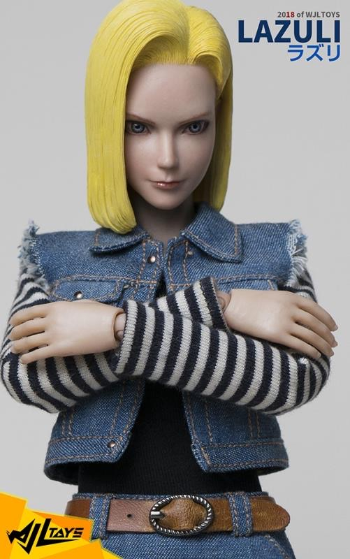 零元拍：Wjltoys：1/6 龙珠 女改 LAZULI 可动人偶，全新未拆
