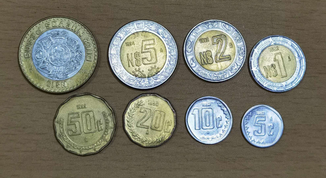 马甸外币专卖微拍第五十三期，外国非贵金属纪念币流通币专场，陆续上新欢迎关注 墨西哥