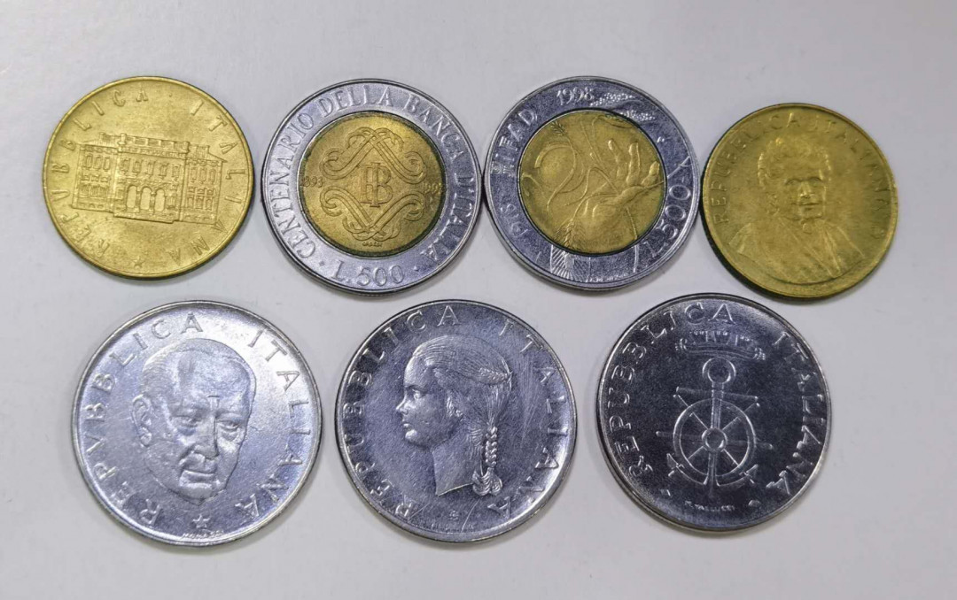 马甸外币专卖微拍第五十三期，外国非贵金属纪念币流通币专场，陆续上新欢迎关注 意大利纪念币