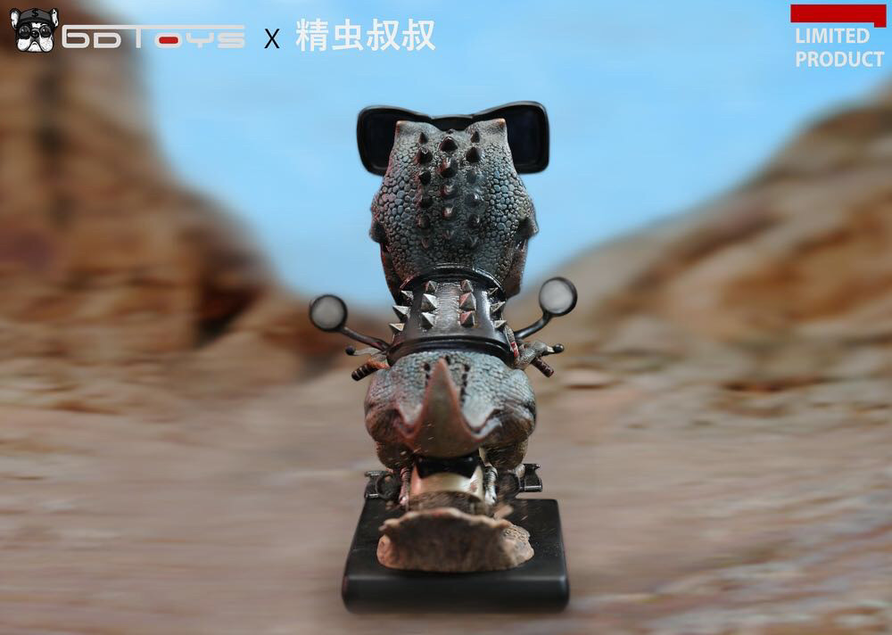 零元拍：BDTOYS X 精虫叔叔 BD004 动物都市系列 在路上 霸王龙机车，ZLP8，全新未拆