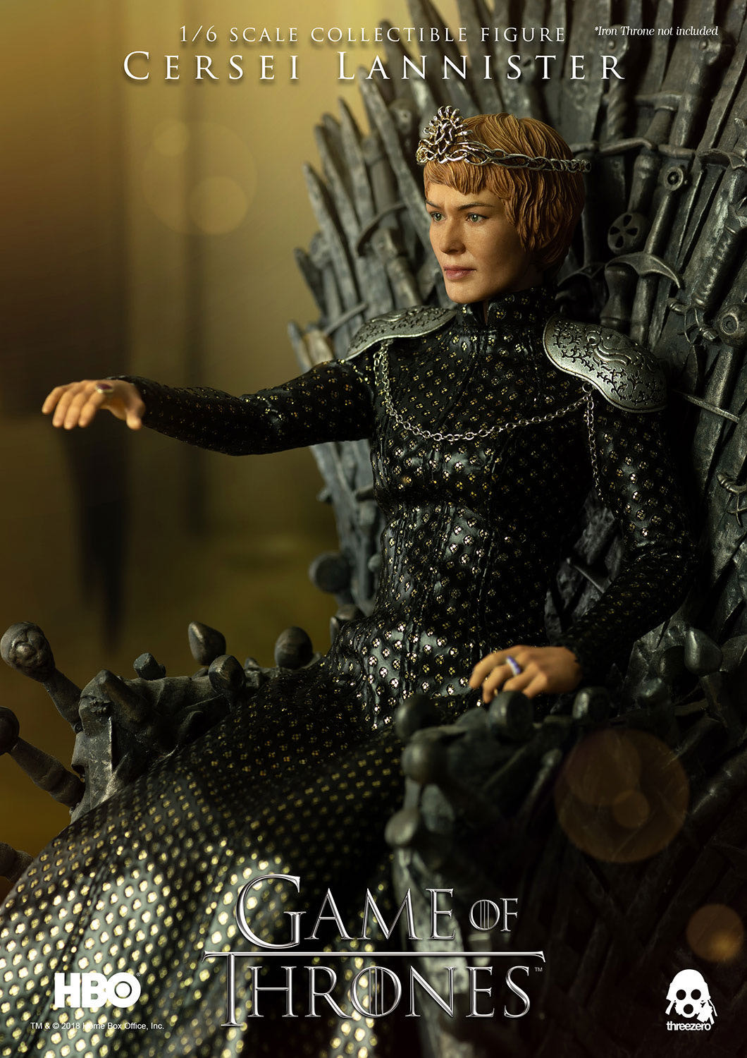零元拍：ThreeZero 3z0064 1/6 《权力的游戏》- Cersei Lannister/瑟曦·兰尼斯特