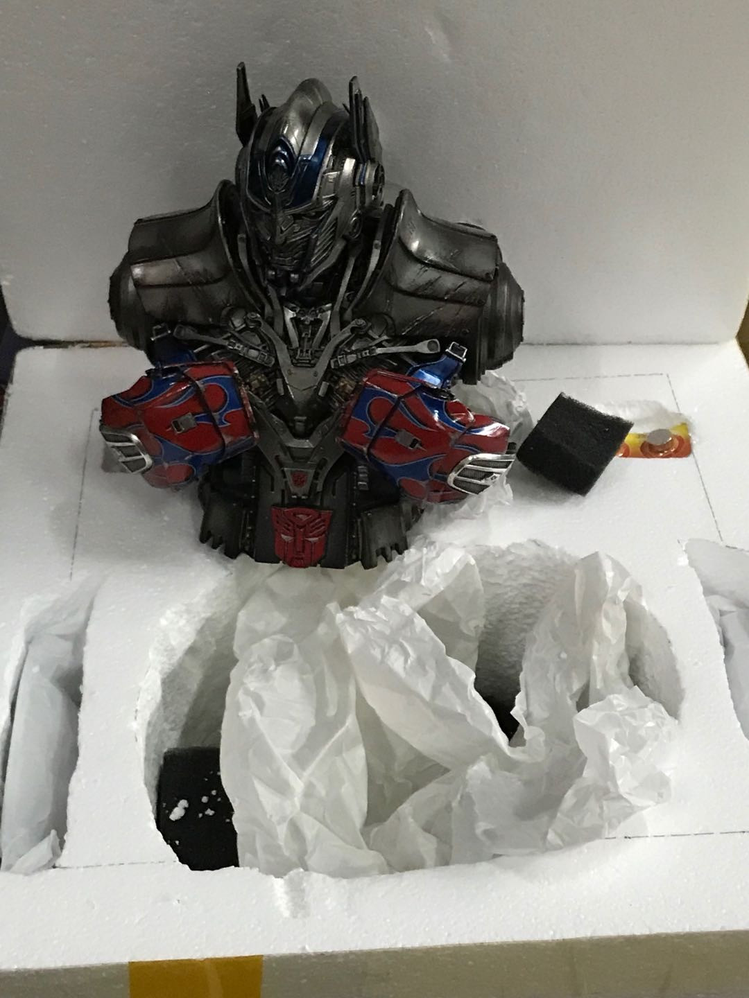 零元拍：Prime 1 Studio PBTFM-09 变形金剛4 擎天柱 胸像 ，实体店先行展示品