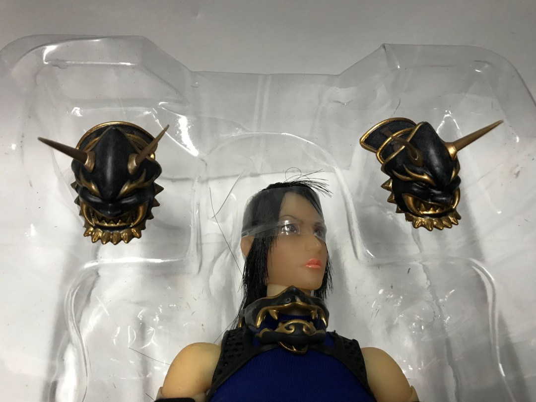 零元拍：三太极 1/6 蓝衣女忍者，全新盒旧