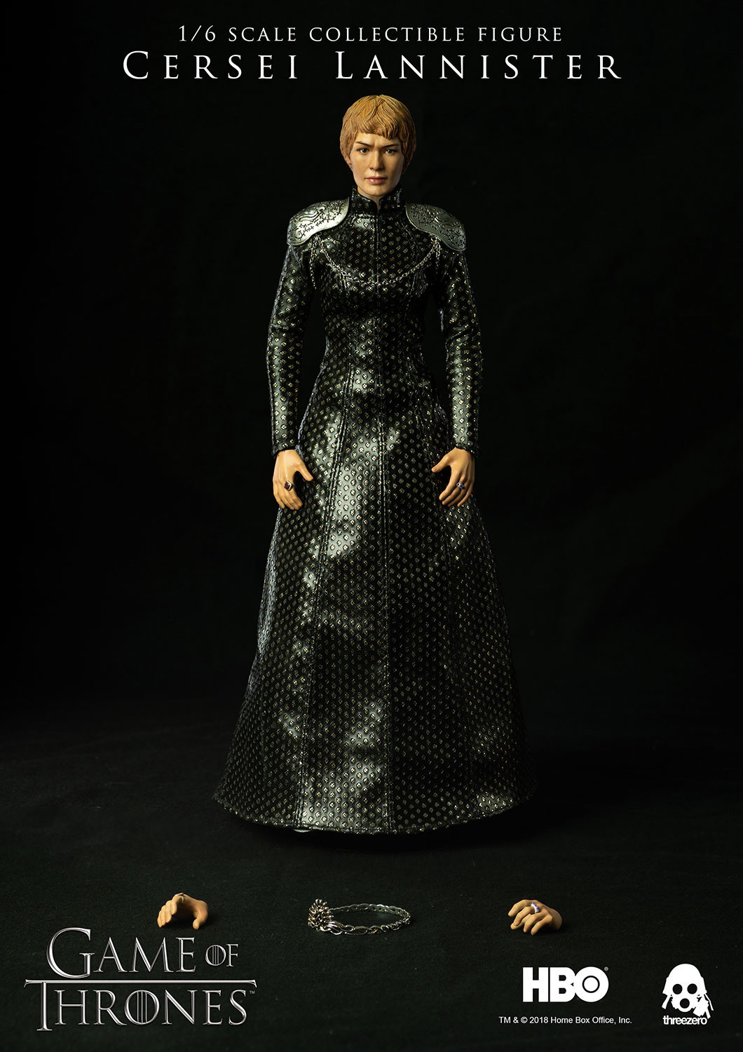 零元拍：ThreeZero 3z0064 1/6 《权力的游戏》- Cersei Lannister/瑟曦·兰尼斯特