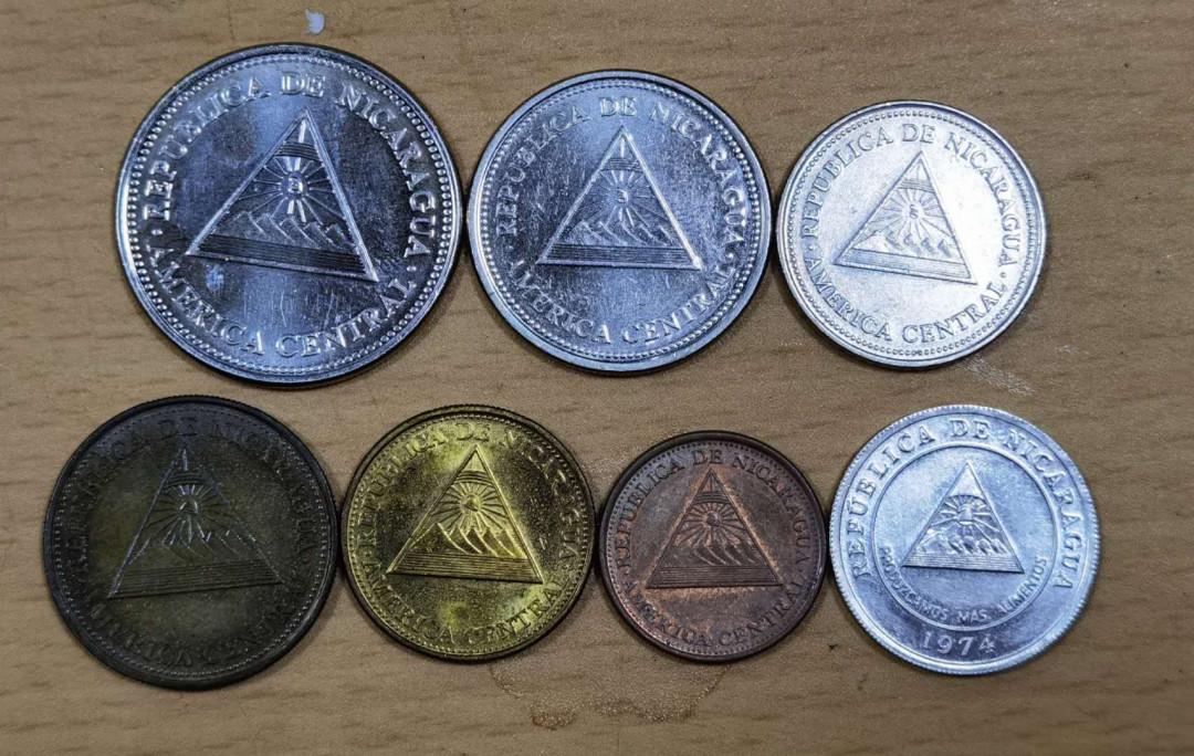 马甸外币专卖微拍第五十三期，外国非贵金属纪念币流通币专场，陆续上新欢迎关注 尼加拉瓜