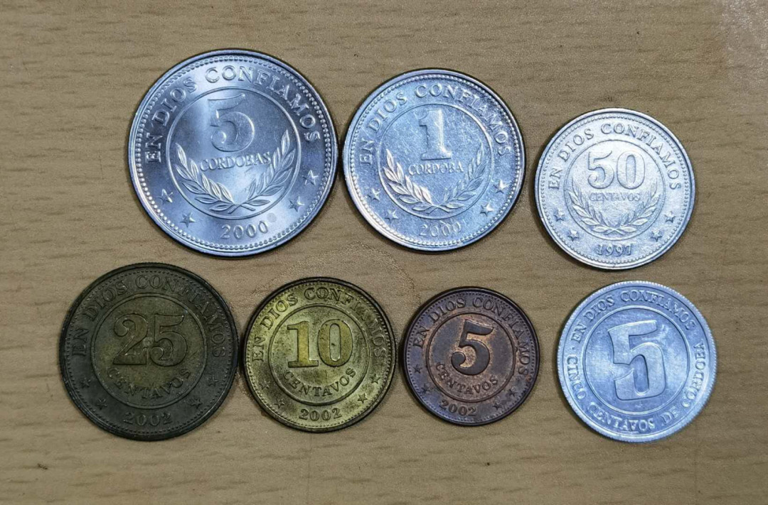 马甸外币专卖微拍第五十三期，外国非贵金属纪念币流通币专场，陆续上新欢迎关注 尼加拉瓜